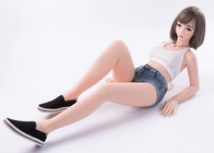 Chica joven japonesa flaca del sexo pecho el 150cm adulto blanco de las muñecas del pequeño