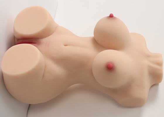 Media muñeca masculina Vaginal Torso femenino realista del tamaño los 44cm Masterbation
